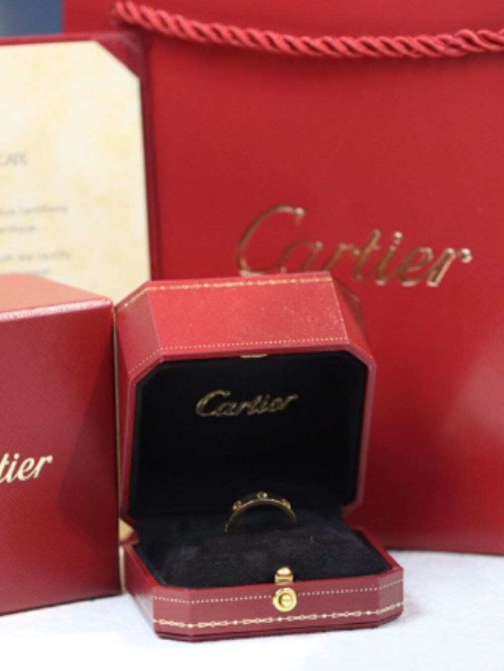 Pre Owened But In Like New Condition Cartier Love Ring